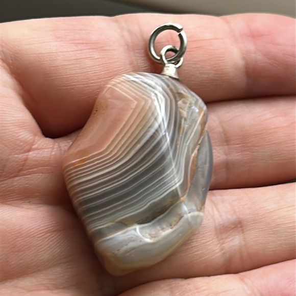 🖤Natural Agate stone pendant - Picture 5 of 8